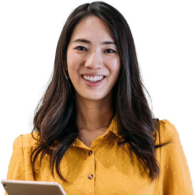 business professional smiling