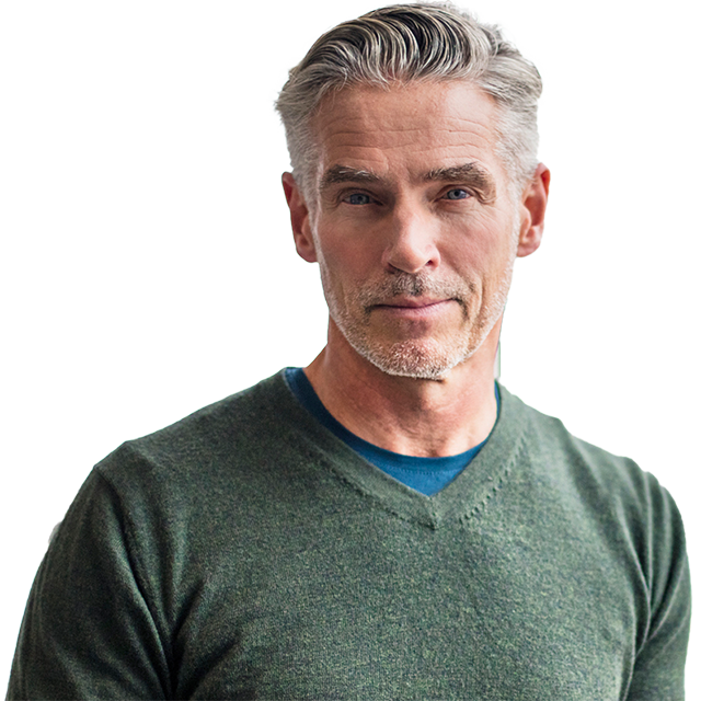 man smiling at camera