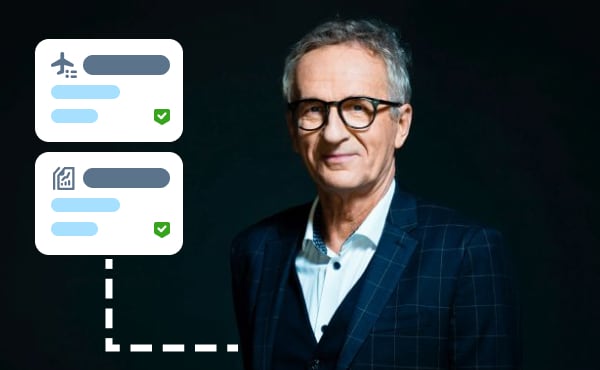 man with app illustration