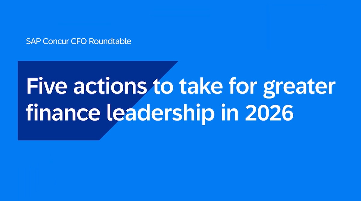 <span>CFO Roundtable: 5 actions to take for greater finance leadership in 2026</span>
