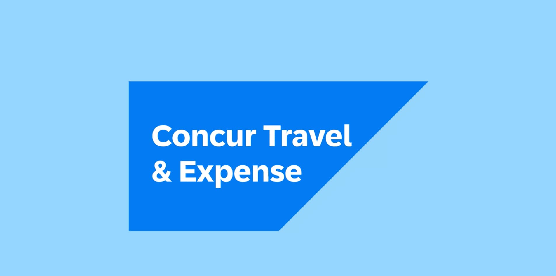 <span>Concur Travel & Expense Overview</span>
