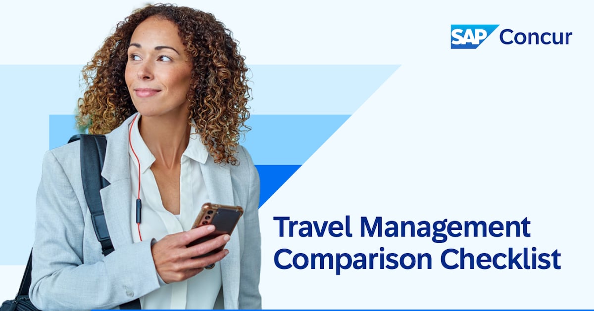 travel management comparison checklist