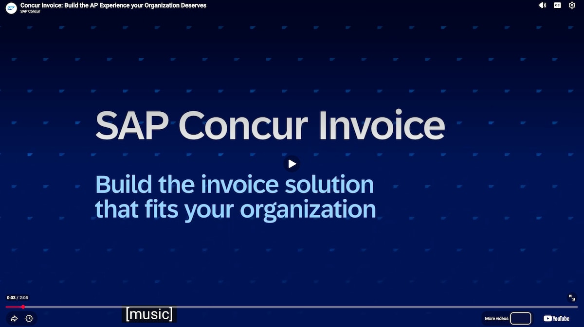 <span>Concur Invoice: Build the AP Experience your Organisation Deserves</span>
