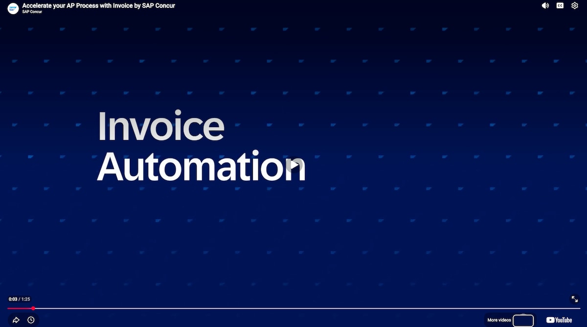 <span>Accelerate your AP Process with Invoice by SAP Concur</span>
