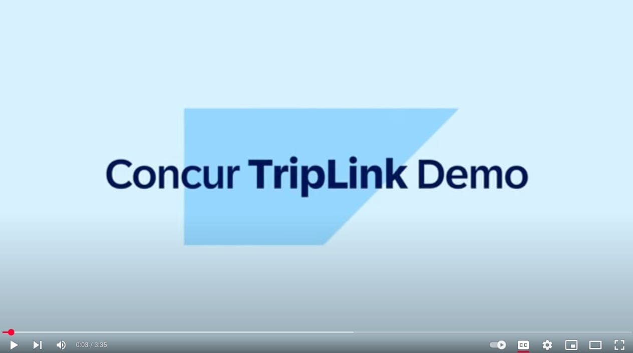 <span>Concur TripLink Demo</span>
