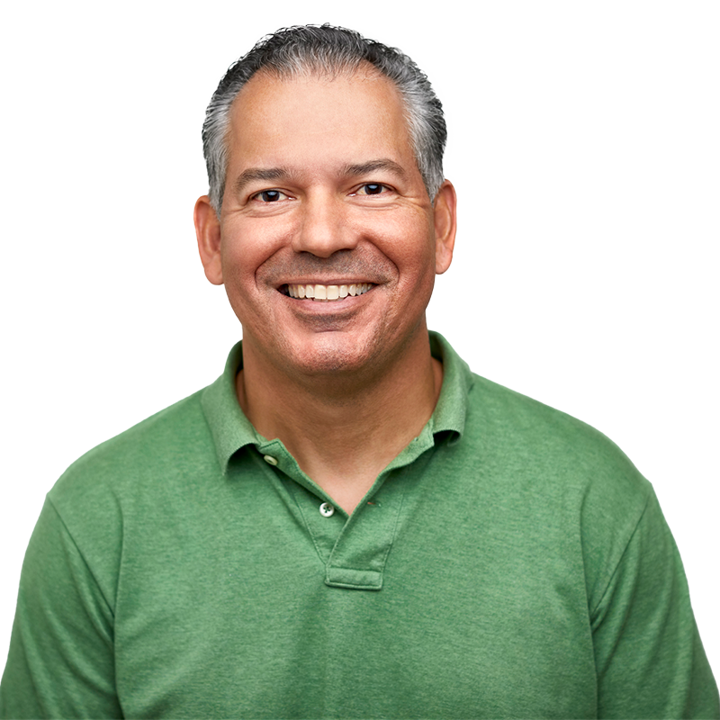 man smiling at camera