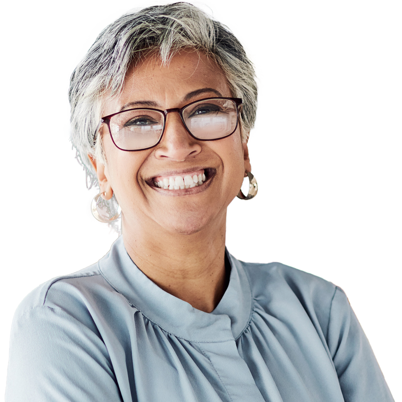 business professional smiling