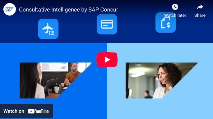 <span>Consultative Intelligence by SAP Concur</span>
