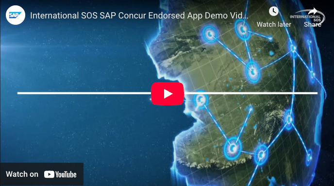 <span>International SOS SAP Concur Endorsed App Demo Video</span>

