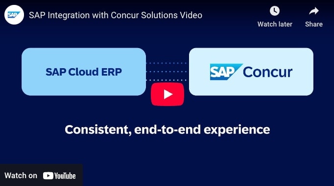 <span>SAP Integration with Concur Solutions</span>

