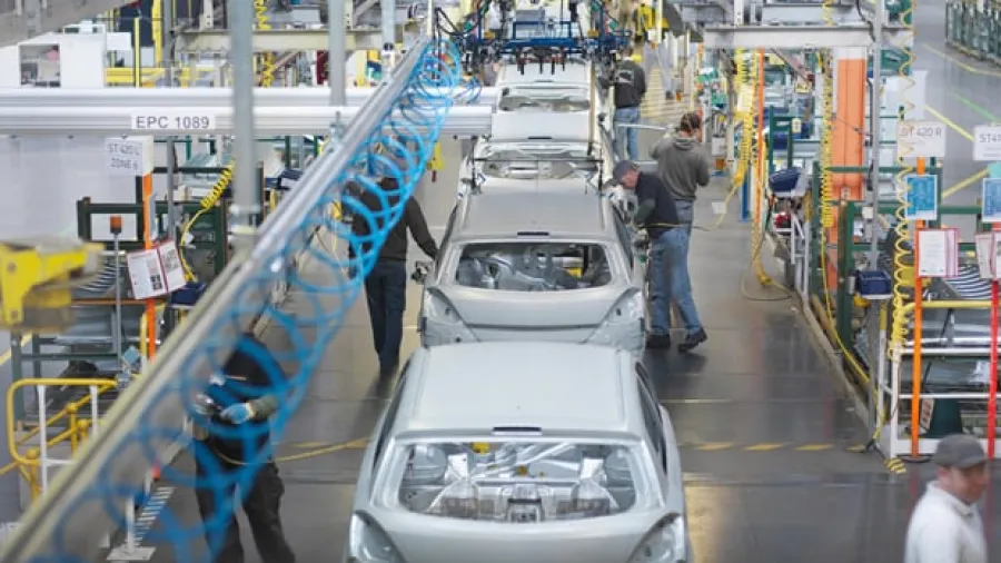 Car assembly factory