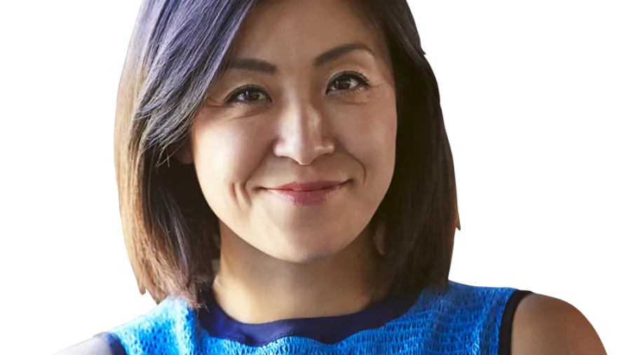 Woman smiling