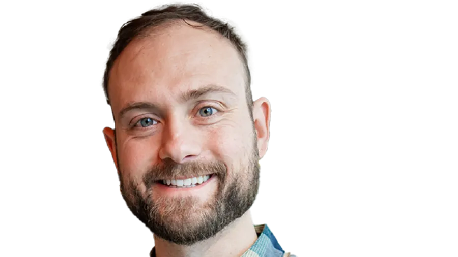 man smiling