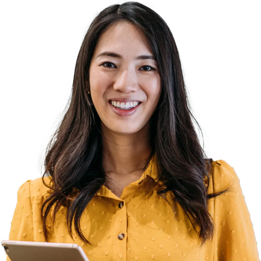 business professional smiling