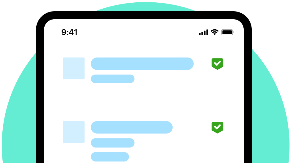 screenshot of product