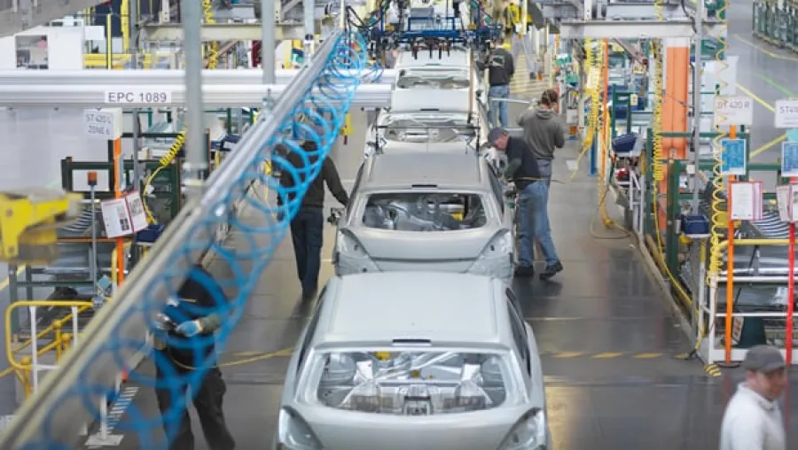 Car assembly factory