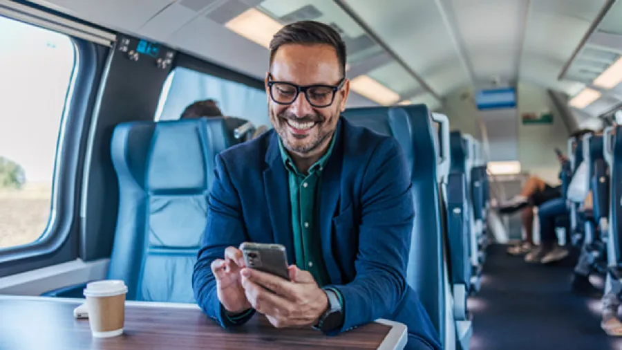using mobile phone on public transportation