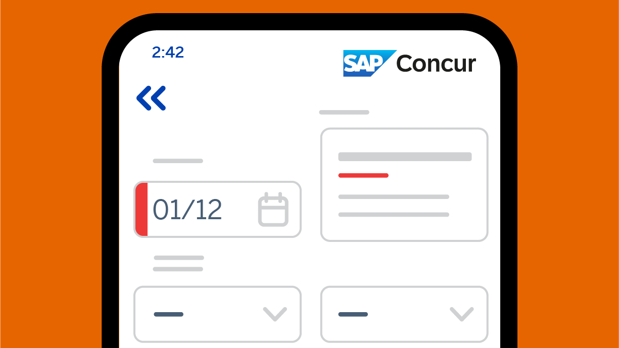 screenshot of concur invoice product