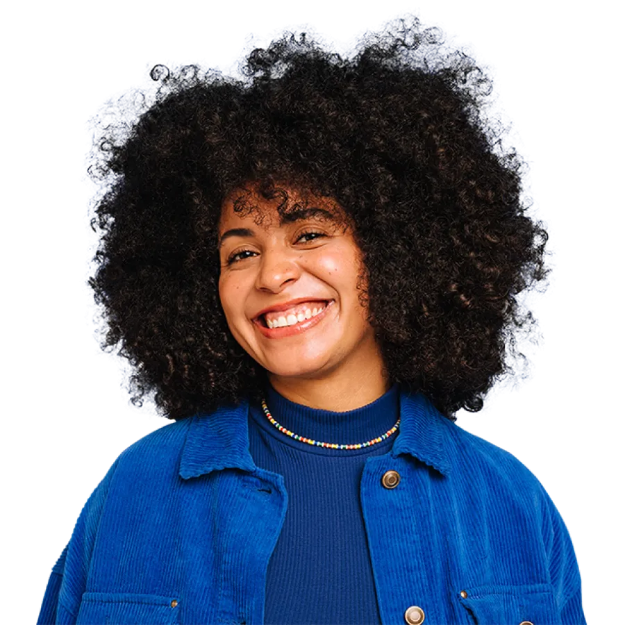 person smiling