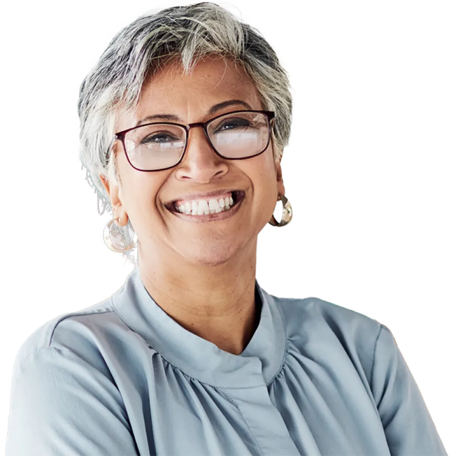person smiling