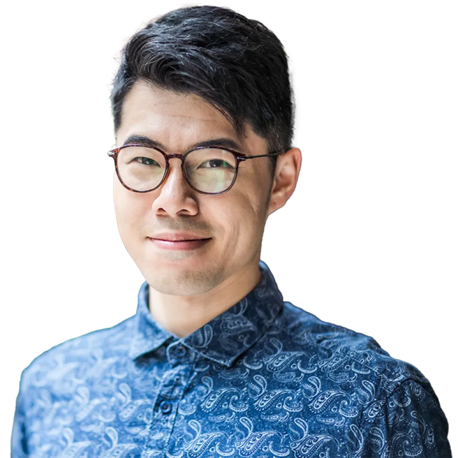 man smiling