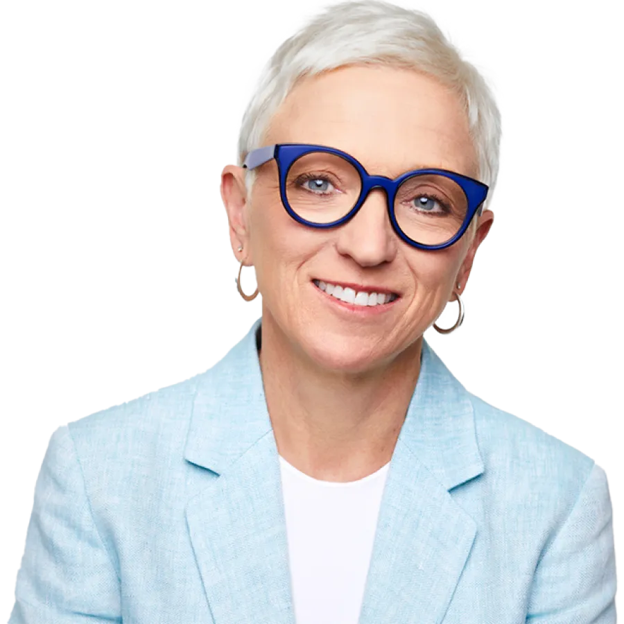 woman smiling