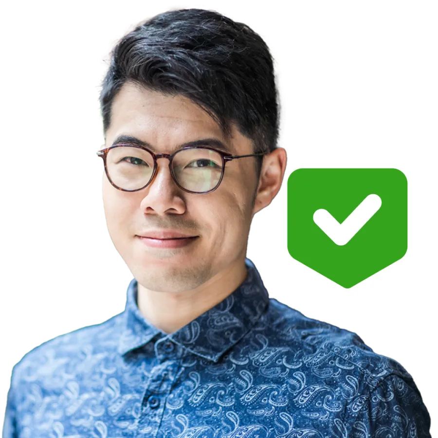 Man excited that his message has been received