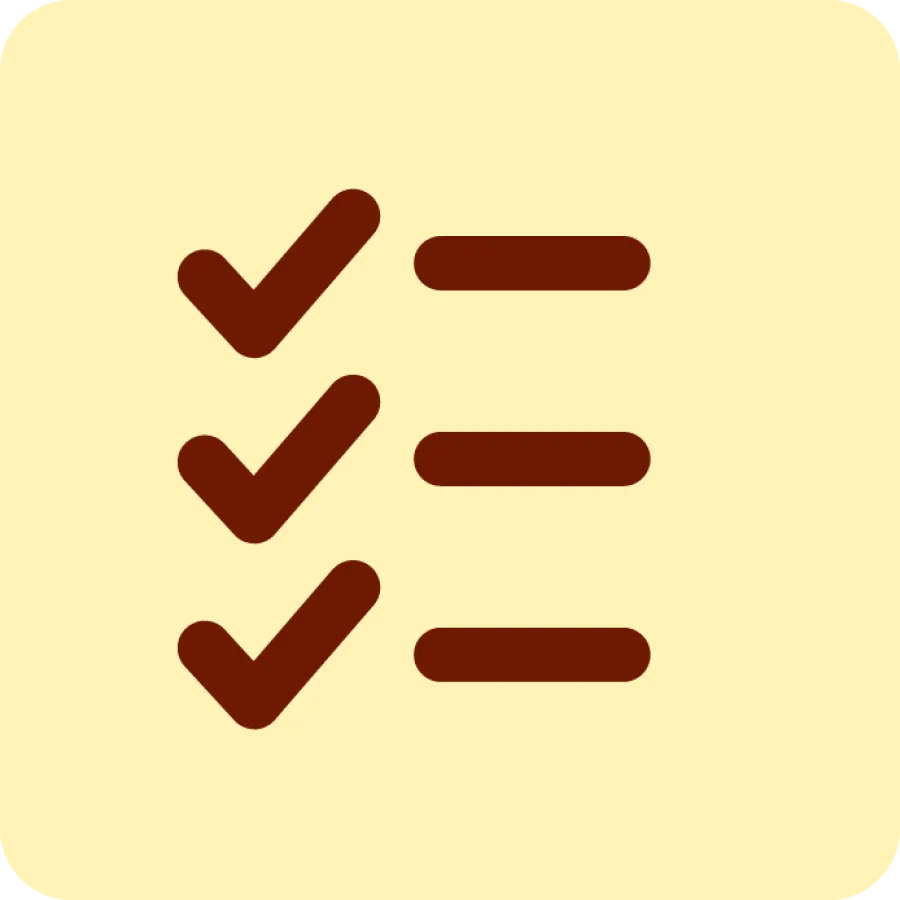 graphic of checklist