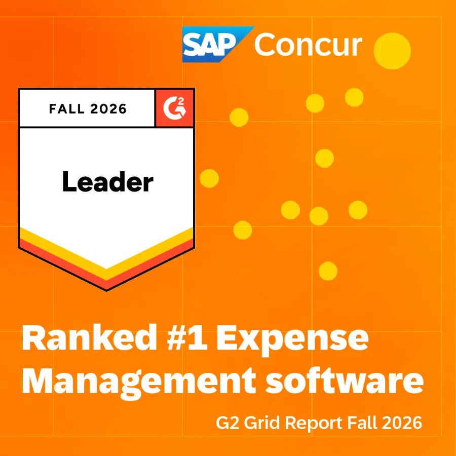 SAP Concur Named #1 in the G2 Fall 2026 Expense Management Grid Report