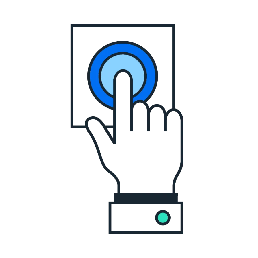 activate touch point