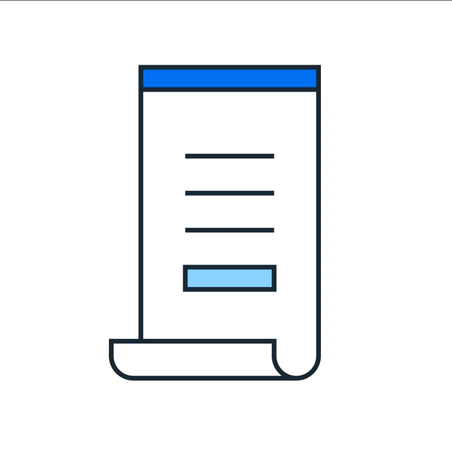 receipt pictogram