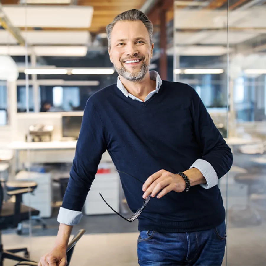 business professional in an office