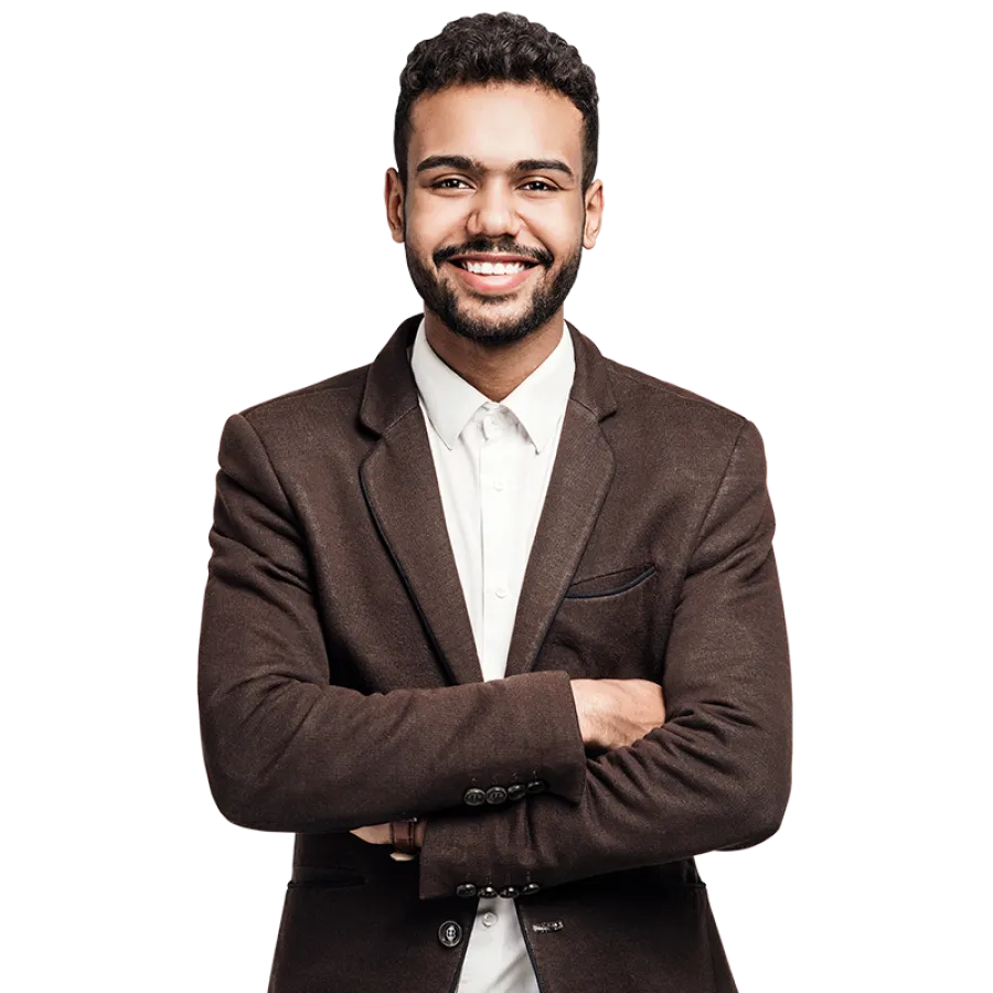 Man standing with arms crossed