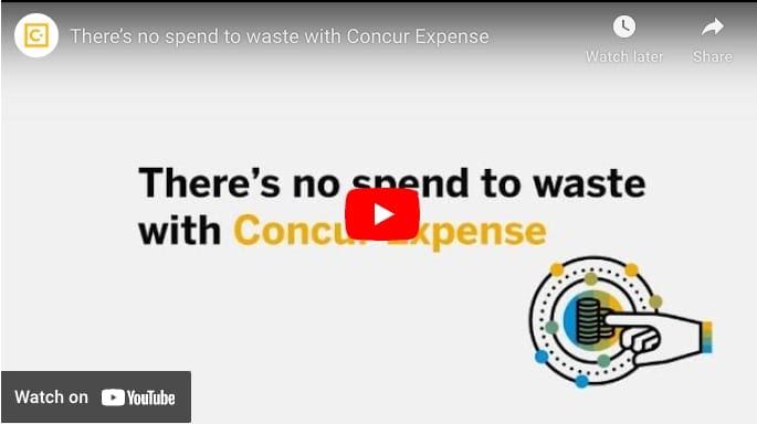 <span>There’s No Spend to Waste with Concur Expense</span>
