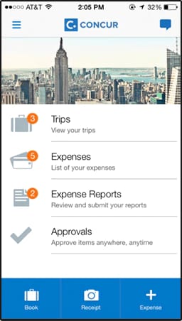 sap concur travel booking tool